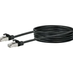 CAT6 S/FTP Netzwerkkabel 2,5m schwarzmax. 250 Mhz 1 Gbit/s