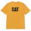 CAT Trademark T-shirt Mustard Gr.M