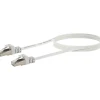CAT6 U/FTP Netzwerk Flachkabel 1,5 mweiss