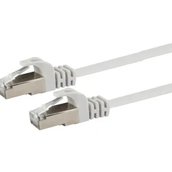 CAT6 U/FTP Netzwerk Flachkabel 1,5 mweiss