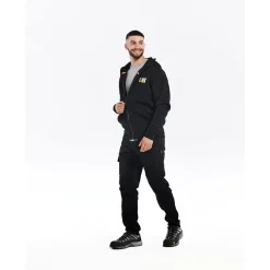 CAT Zip Hoodie Banner Gr. 2XL schwarz
