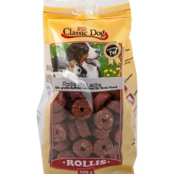 Classic Dog Snack Rollis Lachs 500g