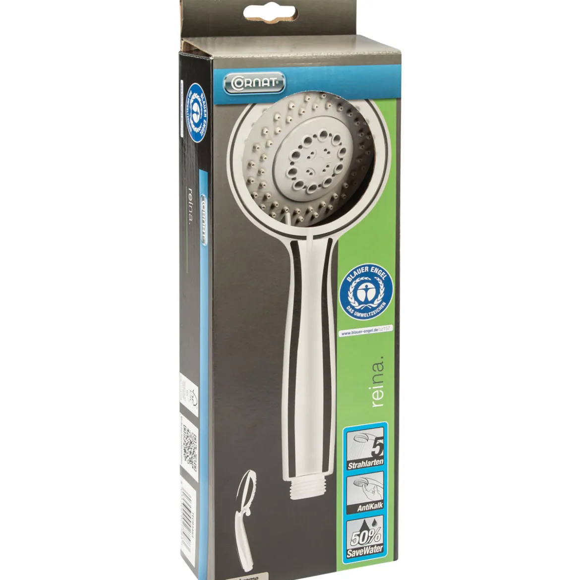 Cornat Reina Handbrause 5S chrom Blauer Engel