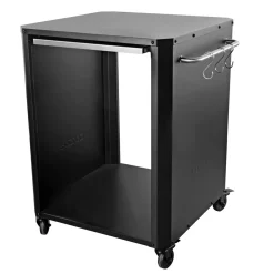Cozze Outdoor-Tisch 60x60x83,5cmm/Ausziehtisch in Edelstahl u. 4 Raeder