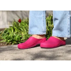 Damen Clogs Himbeere Gr. 38/39