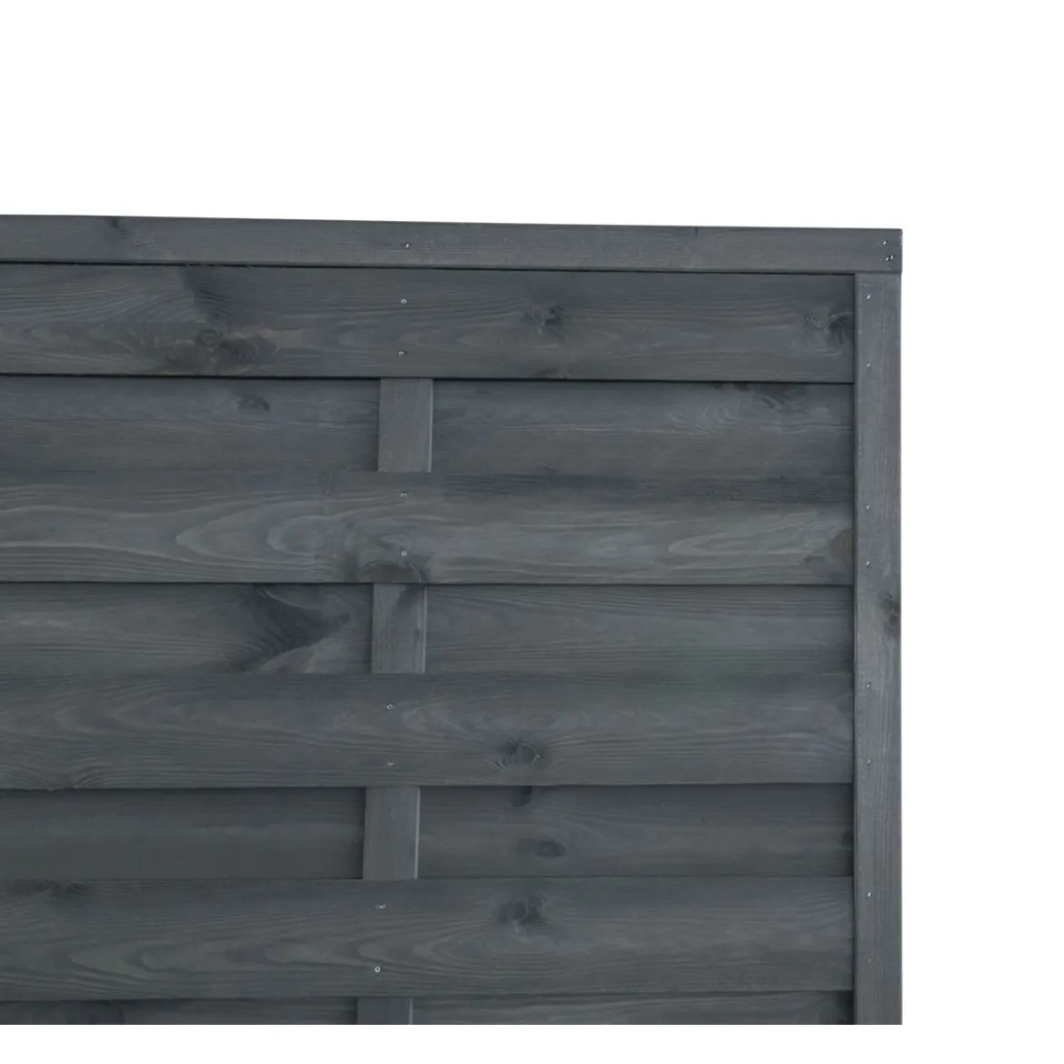 Dichtzaum 90 x 180 cm glatt Kiefer dunkel- grau gebeizt