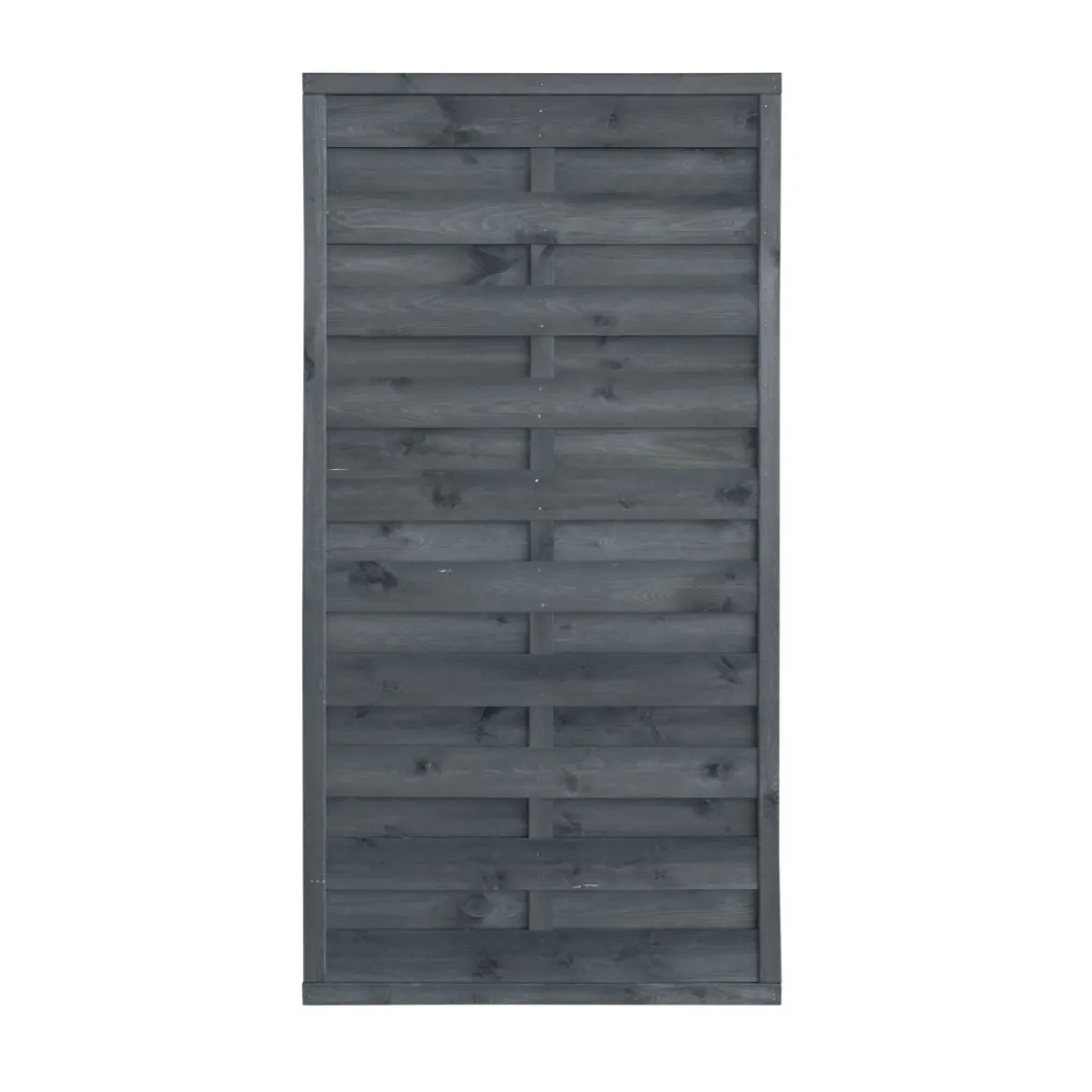 Dichtzaum 90 x 180 cm glatt Kiefer dunkel- grau gebeizt