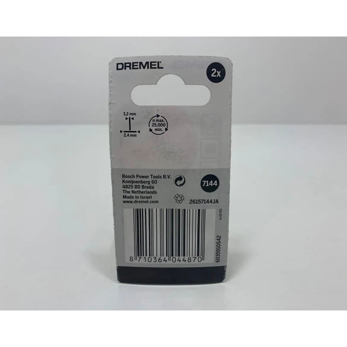 DremelDiamantbestückte Fräser Durchmesser 2,4 mm
