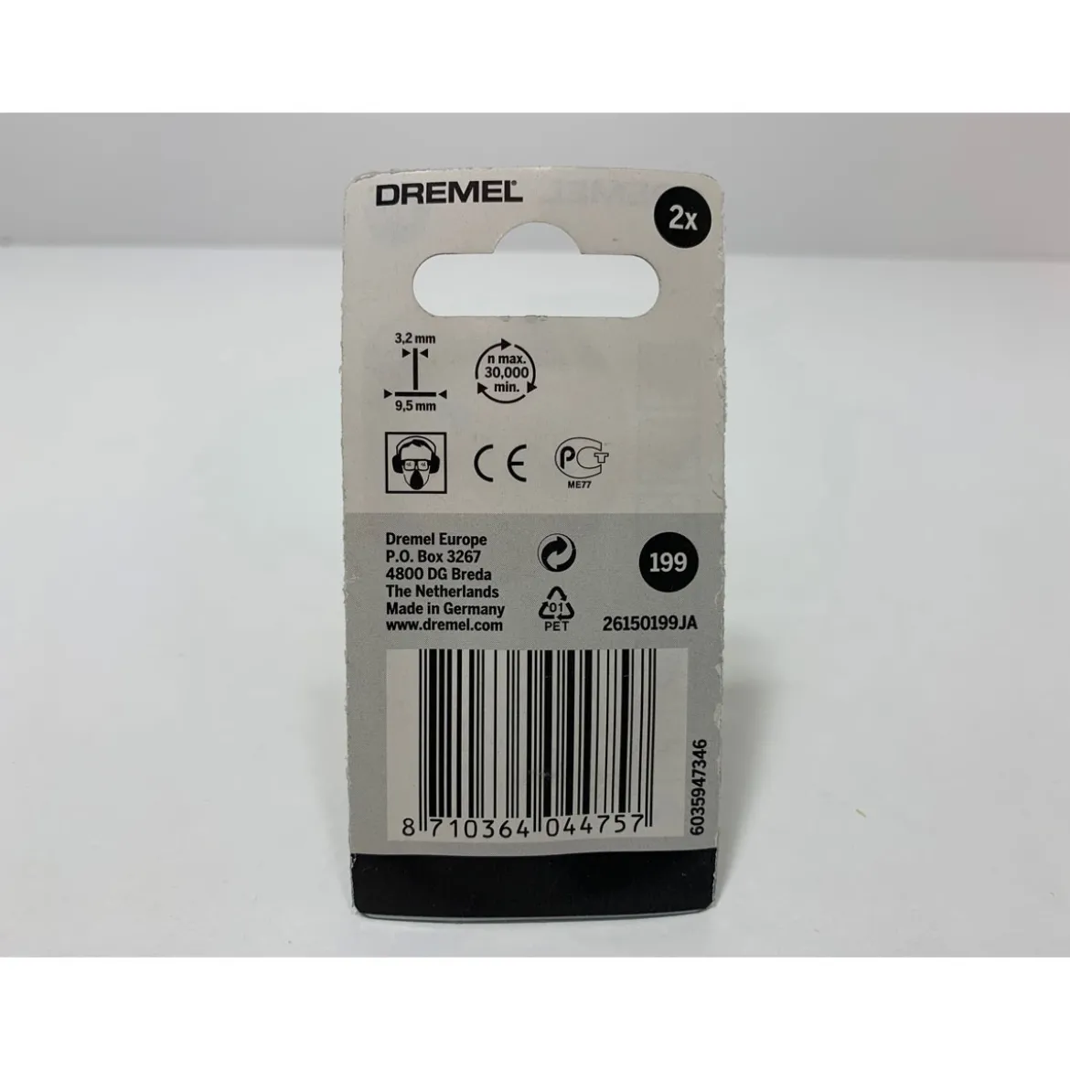 DremelHochgeschwindigkeits-Fräsmesser Durchmesser 9,5 mm
