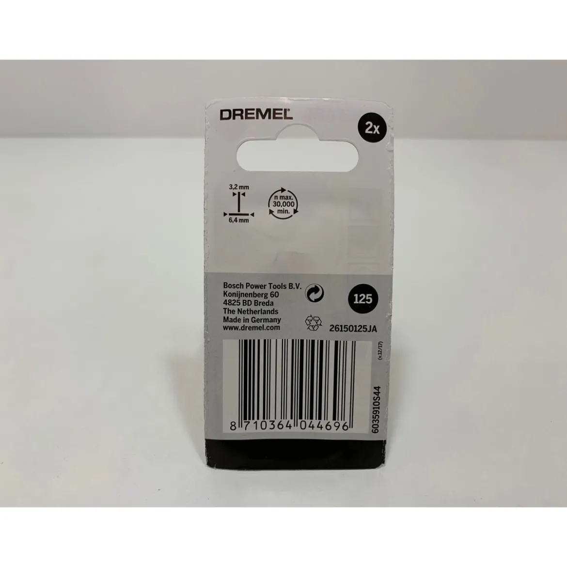 DremelHochgeschwindigkeits-Fräsmesser Durchmesser 6,4 mm