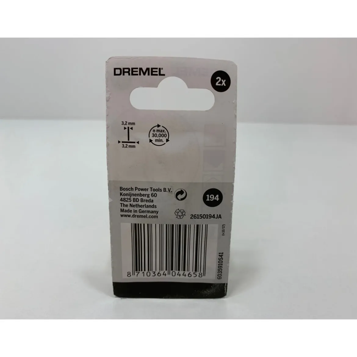 DremelHochgeschwindigkeits-Fräsmesser Durchmesser 3,2 mm