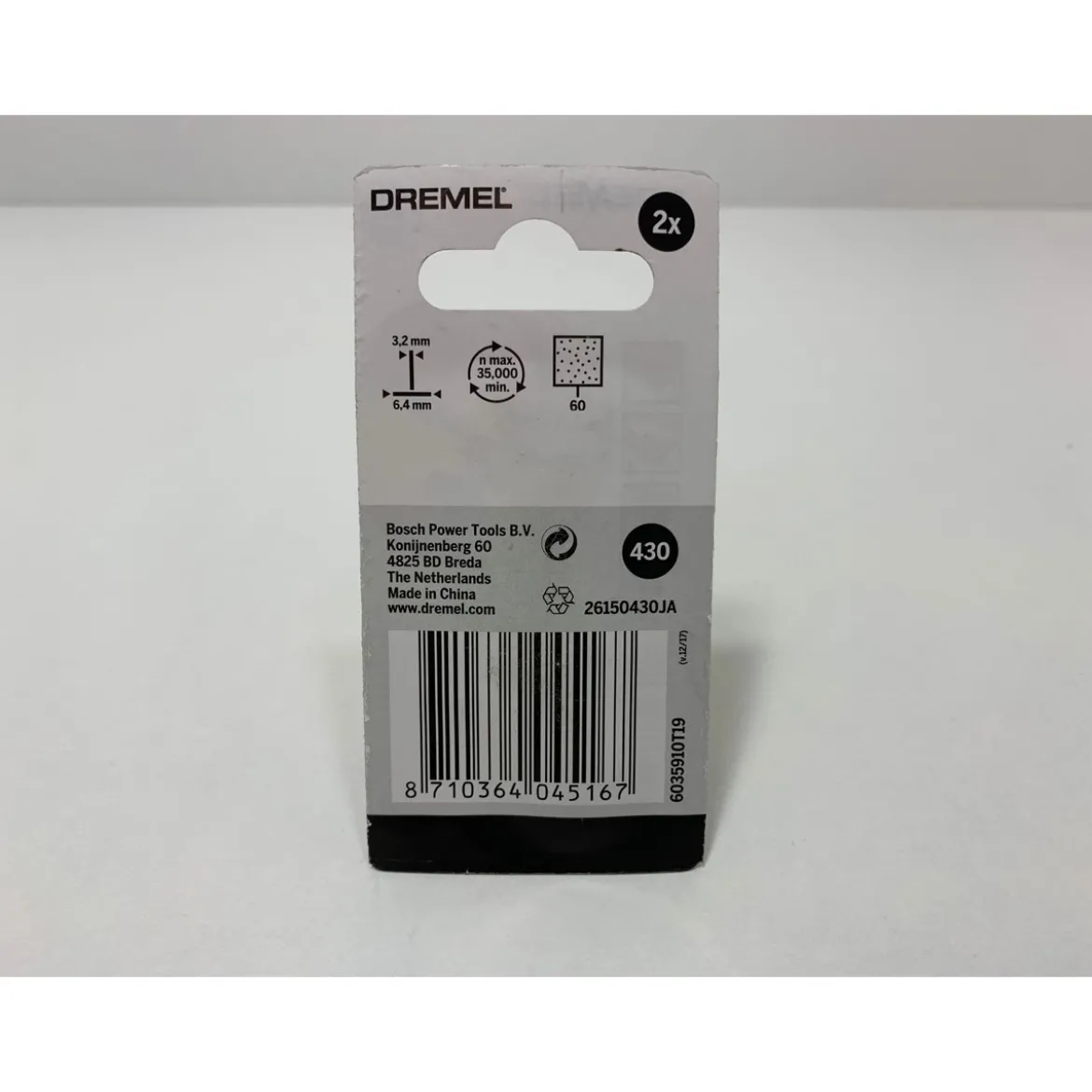 DremelSchleifband mit Schaft Durchmesser 6,4 mm