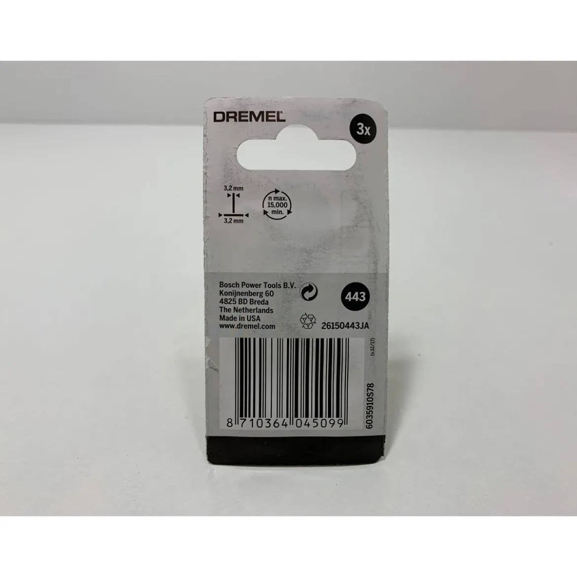 DremelStahl-Drahtbürste Durchmesser 3,2 mm 3 Stück