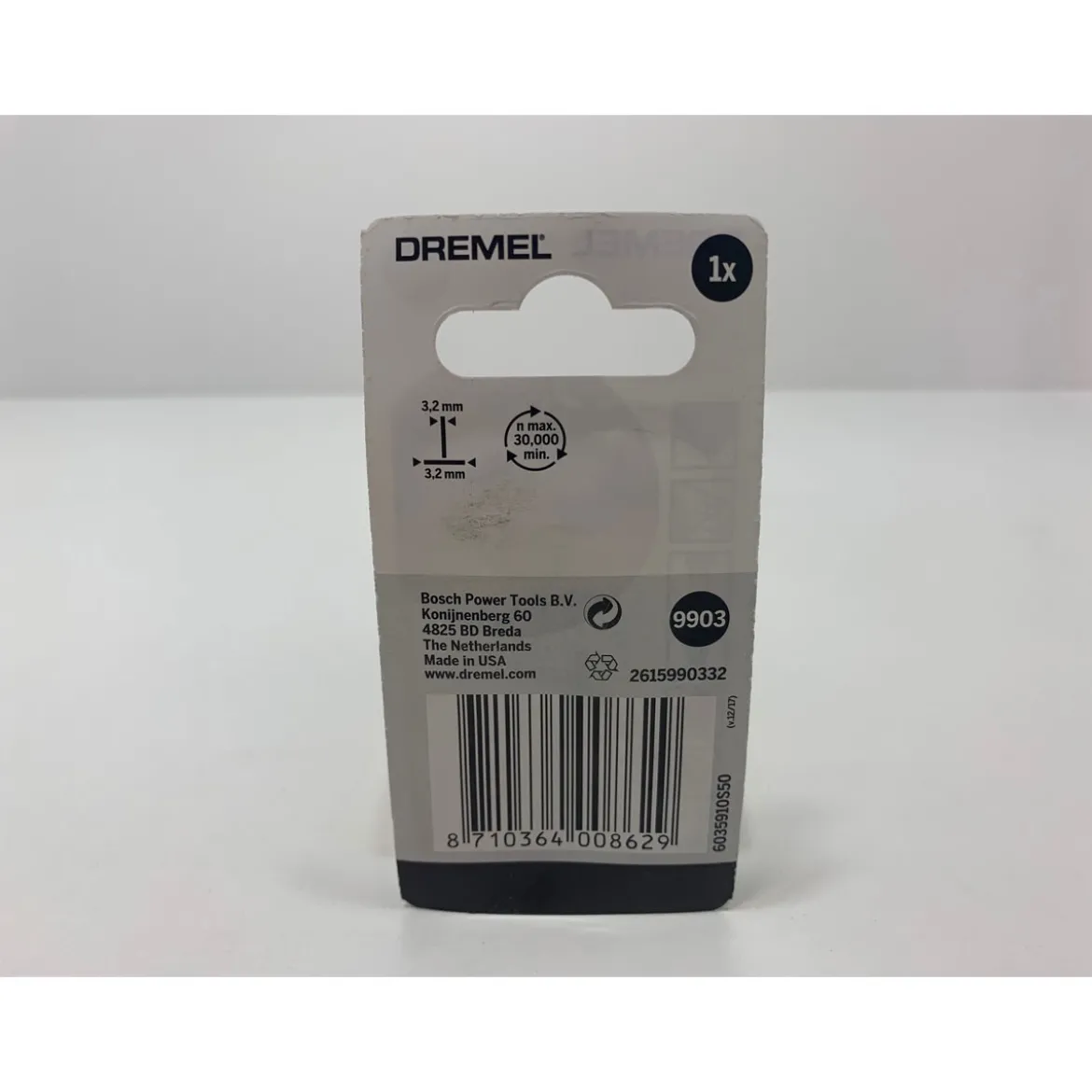 DremelWolfram-Karbid-Fräser Durchmesser 3,2 mm