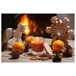 Duftkerze Advent Dream Orangen-Punsch 8,5 x 10,4 cm