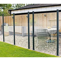 Durabil Glas-Windschutz klar 97,6 x 160 cm
