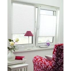 EasyFix Plissee 2 Bedienschienen80x130 weiß
