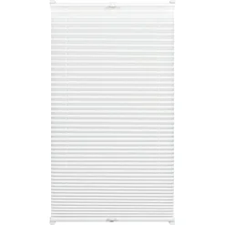 Easy-Fix Plissee 65x130 weiss2 Bedienschienen