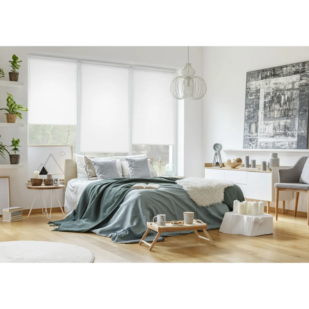 EasyFix Rollo reinweiss 45x150cm