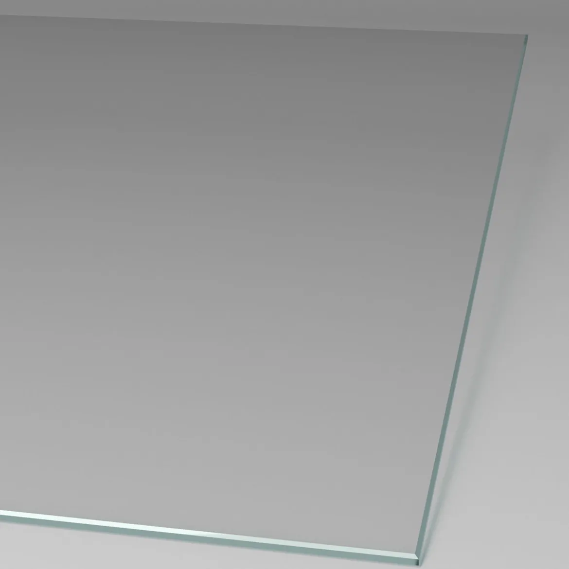 Eckeinstieg 4-teilig silber klar hell1800x750-900x750-900 3-/4-mm ESG