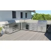 Edelstahl-Erweiterungsmodul Holzkohlegrill MGK-400 Premium