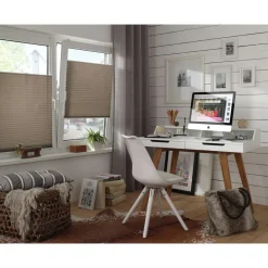 EF Plissee 2BS 95x130cm taupe