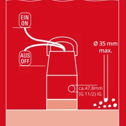 Einhell GC-DP7035LL Schmutzwasserpumpe