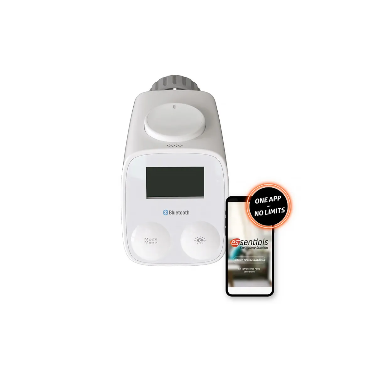 Elektrisches Heizkörper-Thermostat Bluetooth