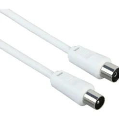 Empf.-Anschlusskabel 7,5 m weiss 75 dB