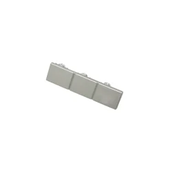 Endstück für 3lfg Schine silber