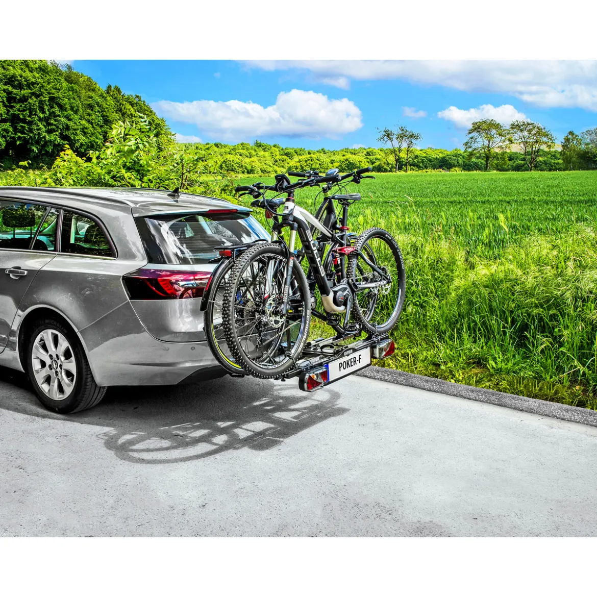 Fahrradtraeger Poker-F klappbar fuer 2Raeder