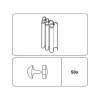 Faltenstecker glasklar
