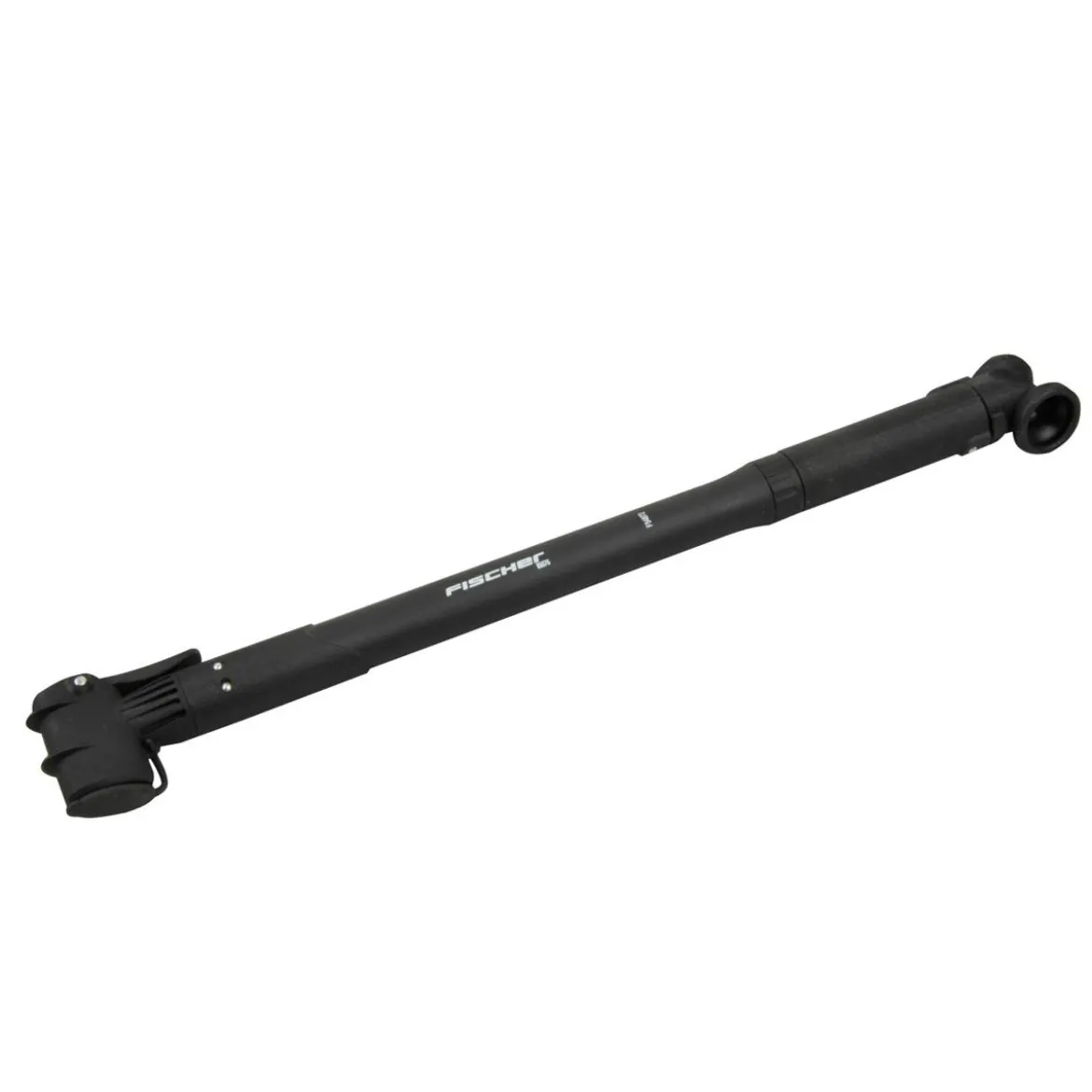 Fischer Bikes Luftpumpe mit Duokopf Rahmenbefestigung schwarz