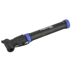 Fischer Bikes Mini-Pumpe mit Doppelhub reversibel silber