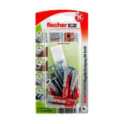 FischerDübel DuoPower für Regalbefestigung 8 x 40 mm 8 Stück