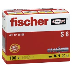 FischerDübel S 6 100 Stück