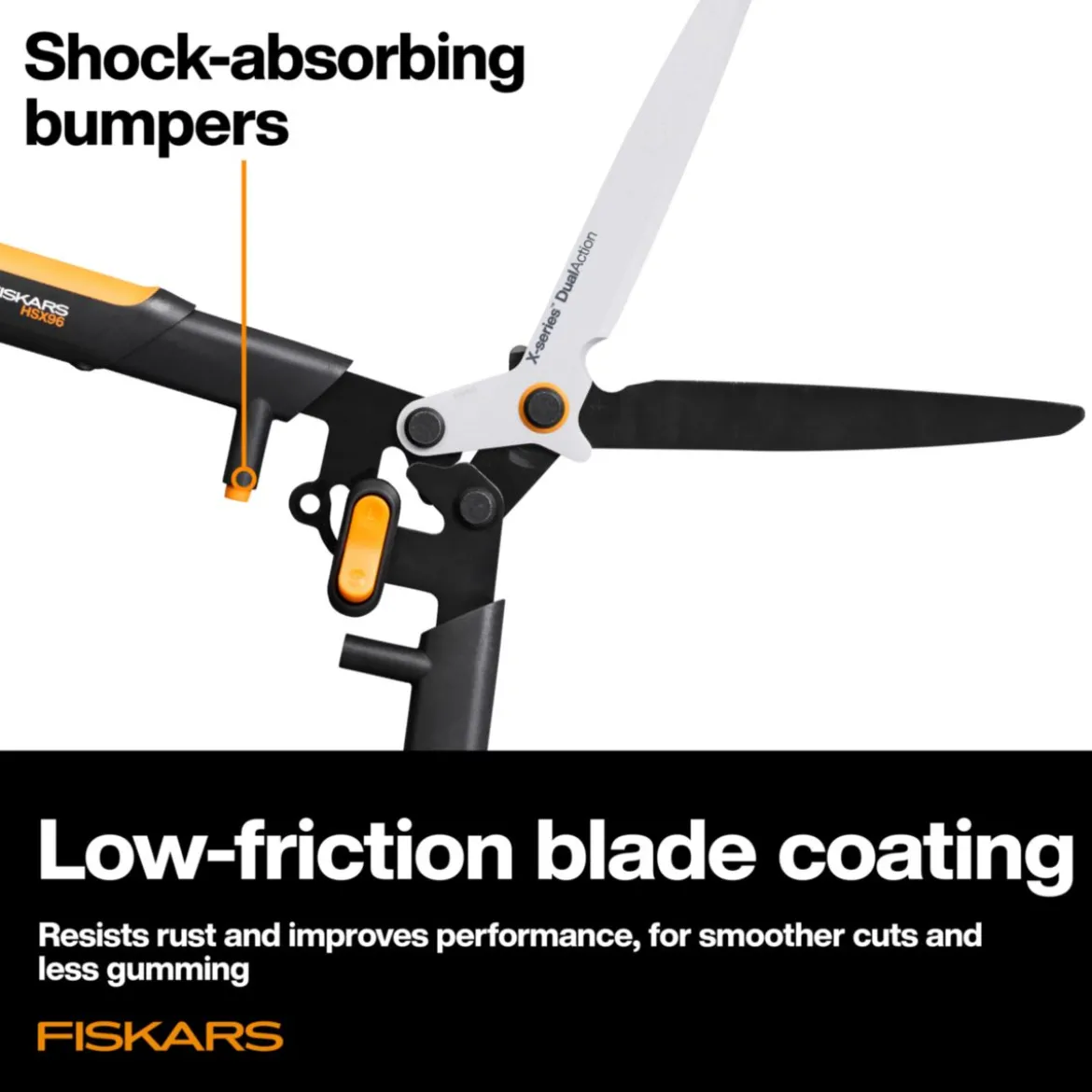 Fiskars Heckenschere X-Series Dual Action HSX96