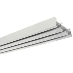 Flächenvorh.-Sch. 3lfg. Atlanta weiß 210cm