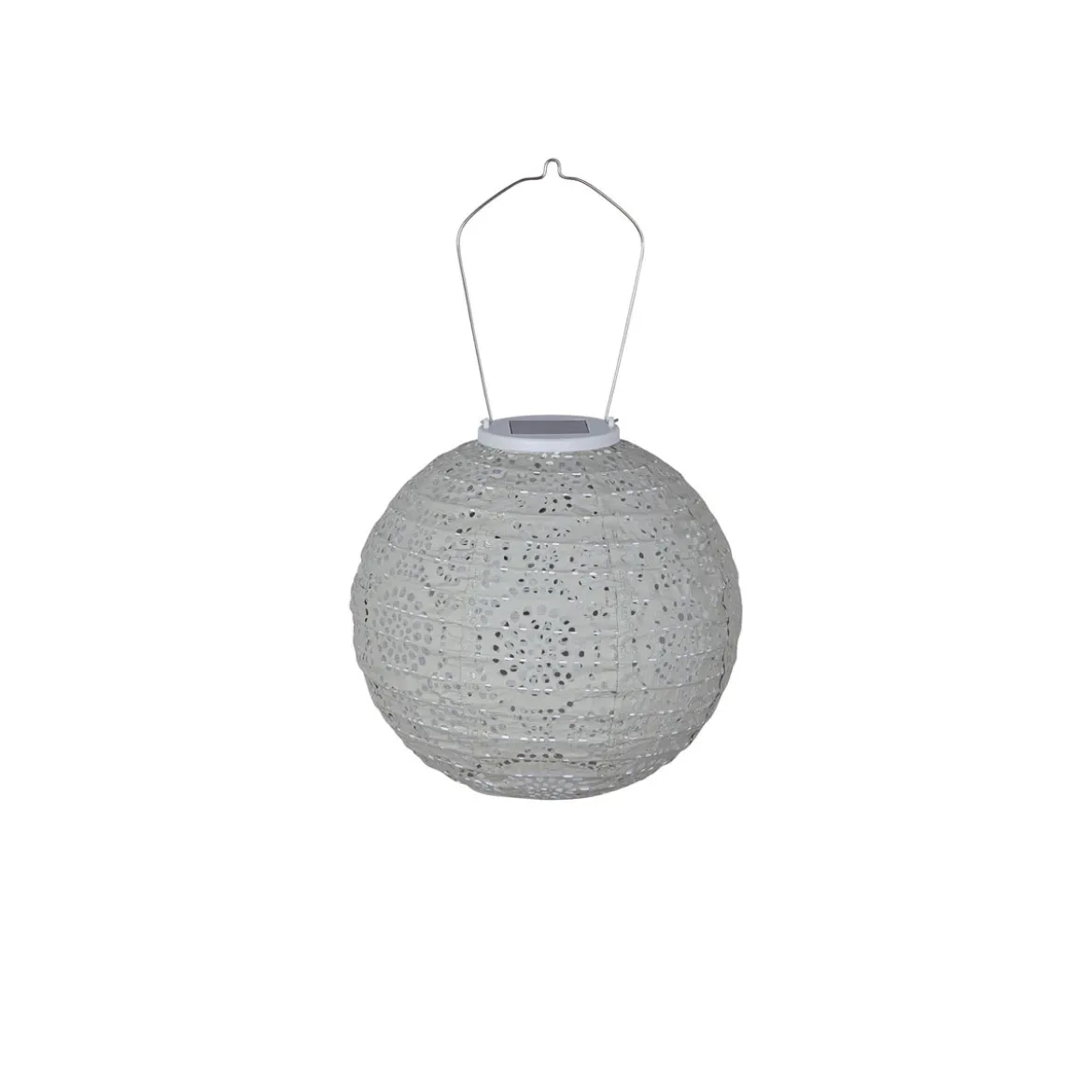 Flector LED-Solarlampion Taupe 20 cm inkl Akku