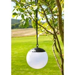 Flector Solar-Pendelleuchte Aurora inkl Akku 9 warmweiße LED