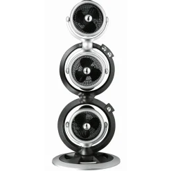 Flector Technik Standventilator Triple schwarz