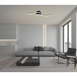 Flector LED-Deckenleuchte Wave 56 x 12 x 4 cm