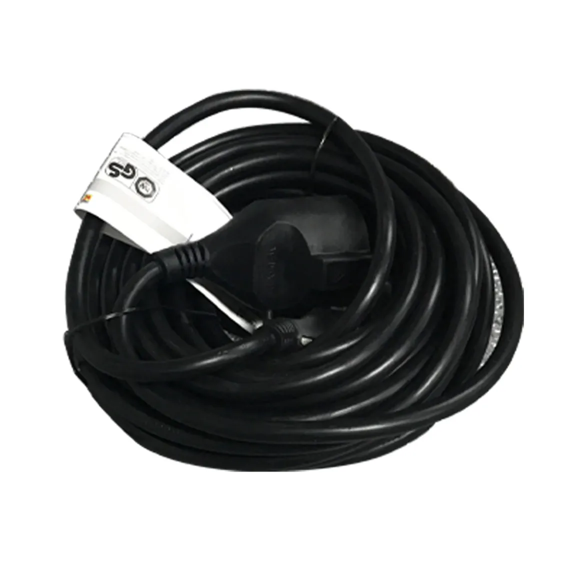 Flector Technik Schuko-Verlängerung schwarz 10 m