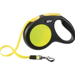 flexi New Neon Gurt M 5m schwarz/neon