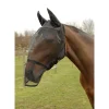 Fliegenschutzmaske Pony schwarz mit Fleecepolsterung