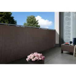 floraworld Sichtschutz premium+ dunkelbraun 3,0x0,9 m