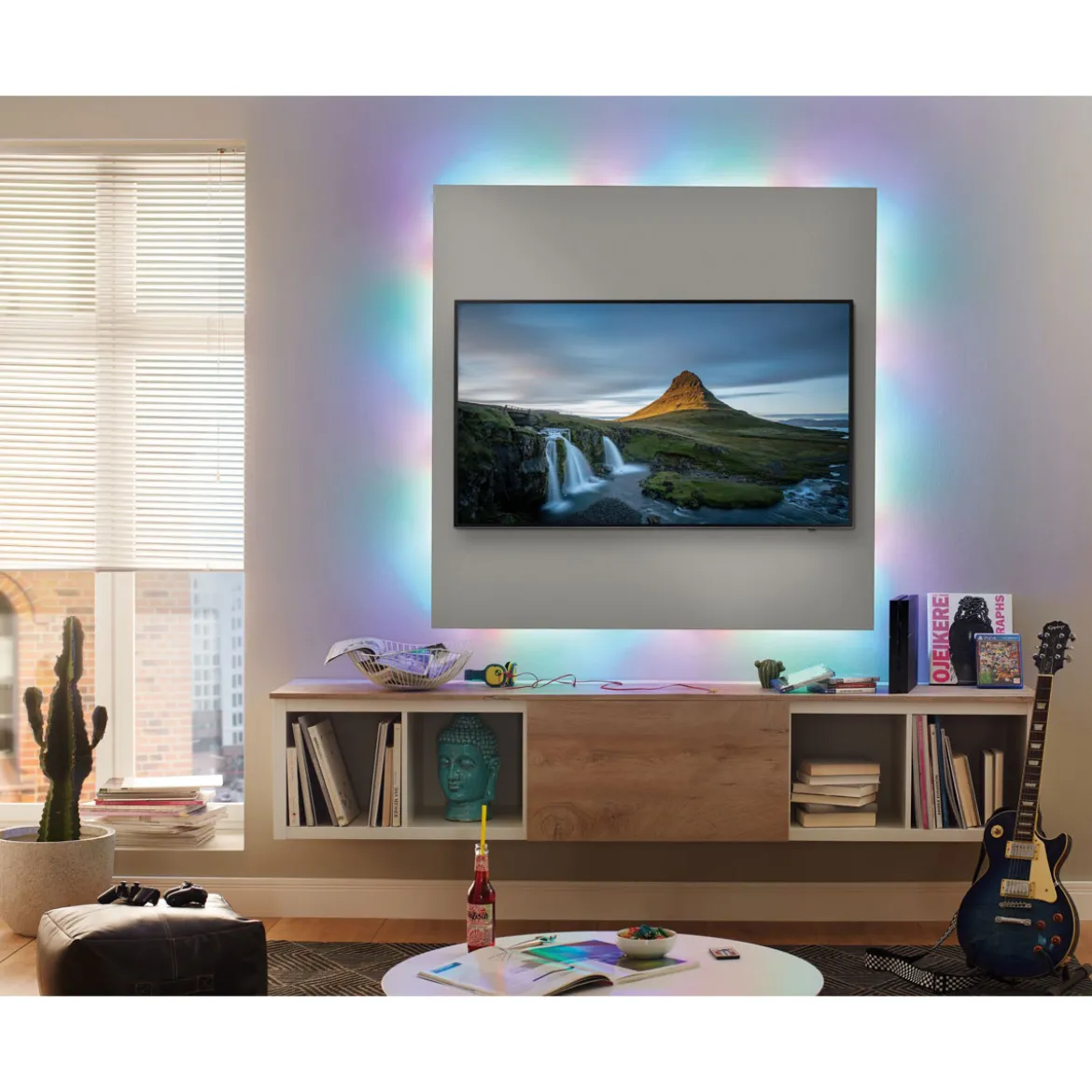 FN SimpLED Strip Set 5m Motion RGB 10W230/12V DC Weiss Kunststoff