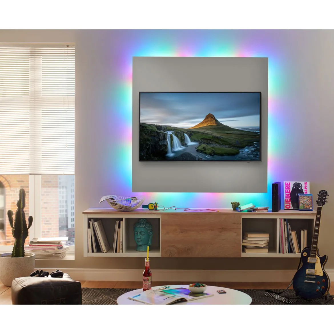 FN SimpLED Strip Set 5m Motion RGB 10W230/12V DC Weiss Kunststoff