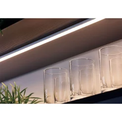 Function Base Profil mit Diffusor 200 cmAlu eloxiert/Satin Alu/Kunststoff