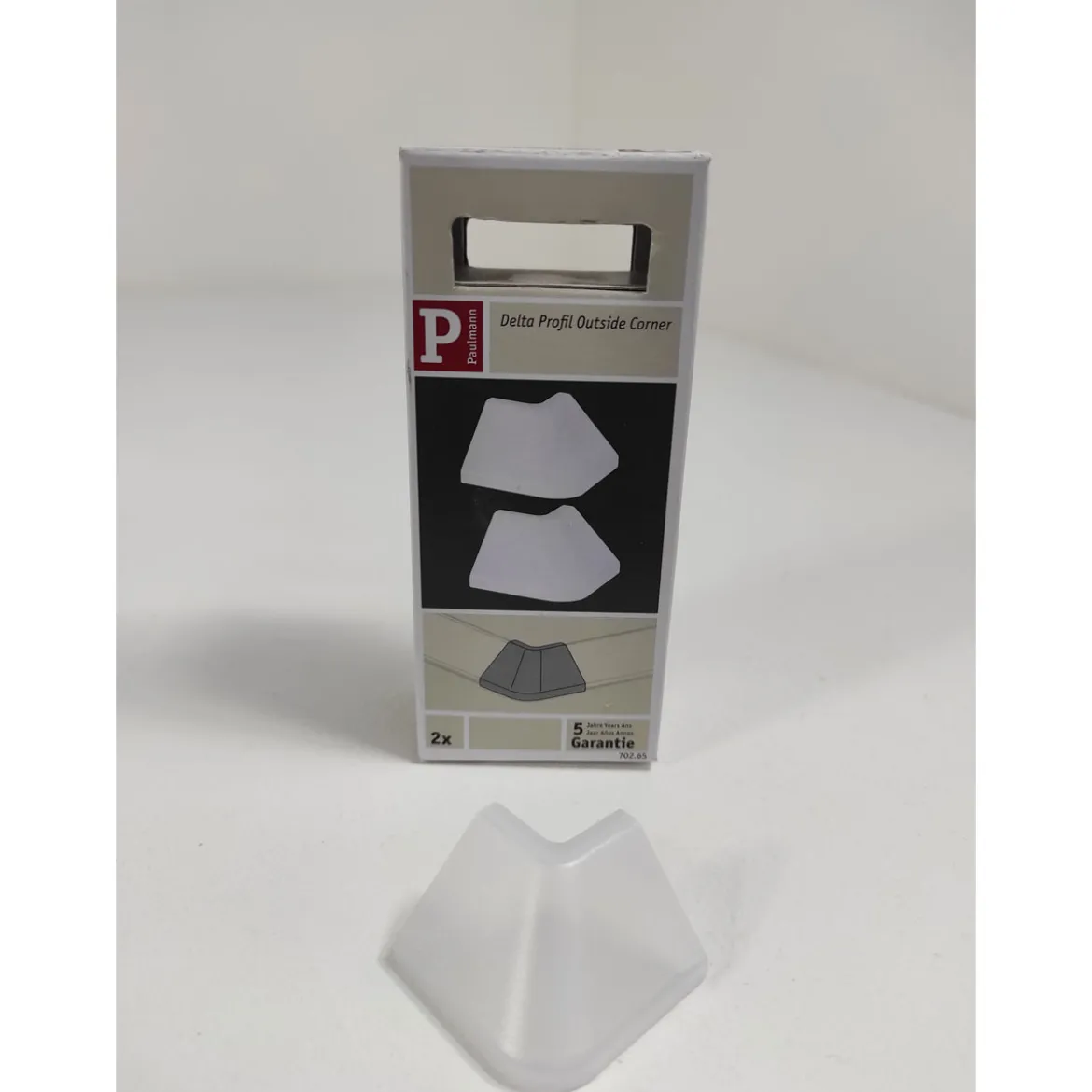 Function Delta Profil Outside Corner 2erPack Satin Kunststoff